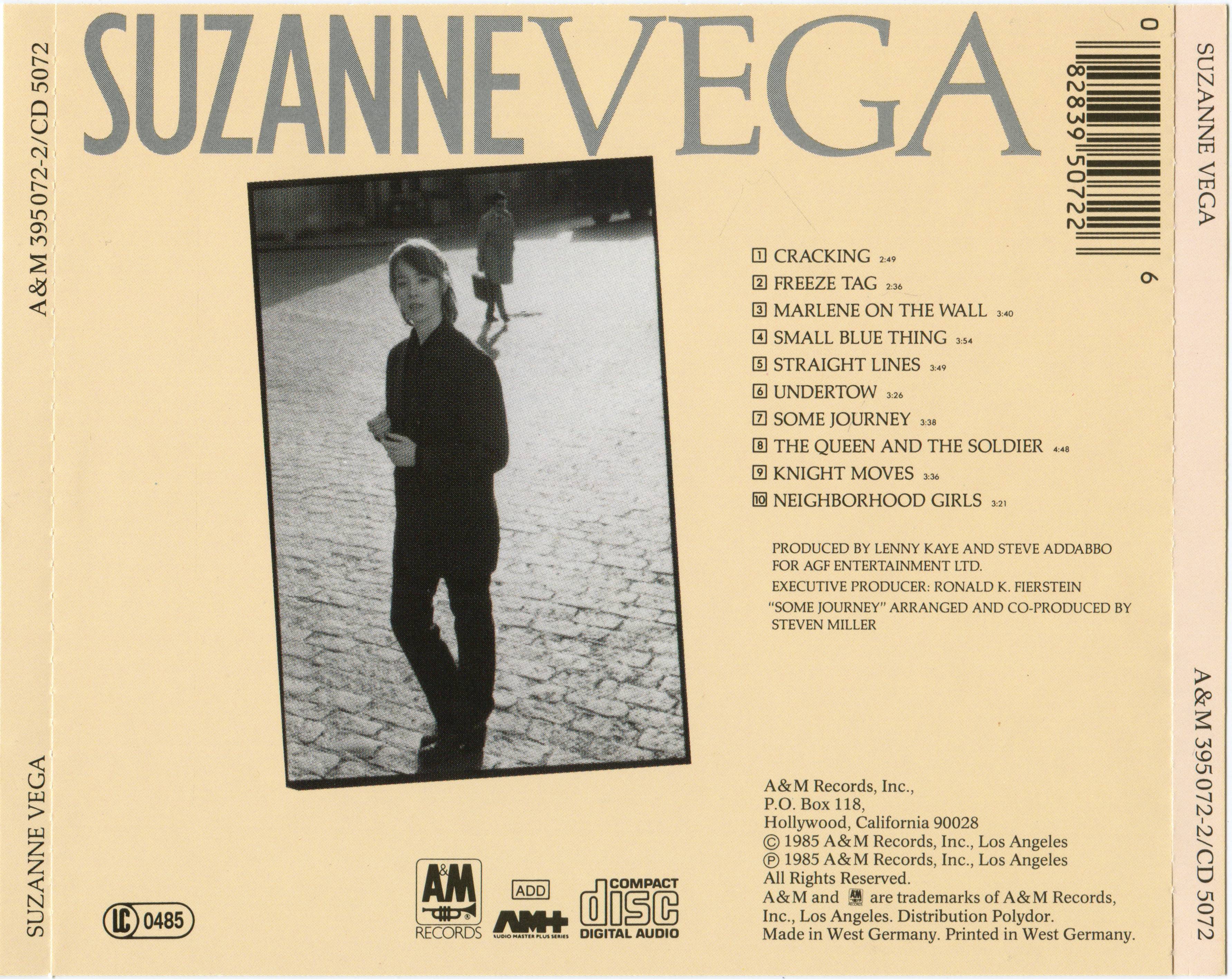 Suzanne Vega  Suzanne Vega : Back